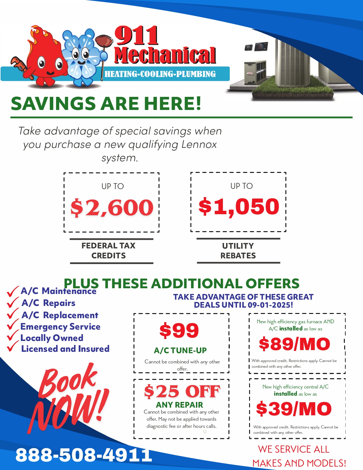 Lennox Dealer Flyers